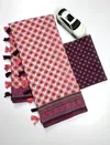 MG 570 Plain Linen Digital Printed Fancy Saree Wholesalers In Surat